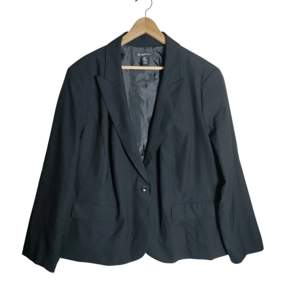 Inc‎ Womans Black Bkazer Size 24W New